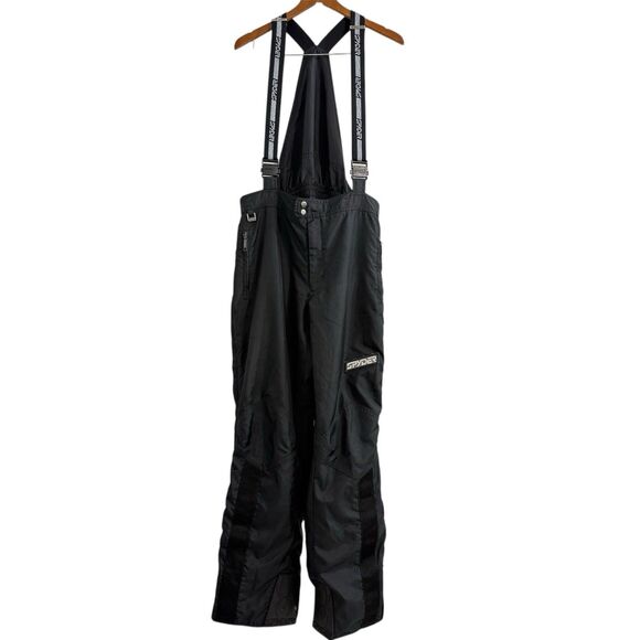 Mens Spyder Snow Ski Pants Black Size Large - Picture 1 of 16